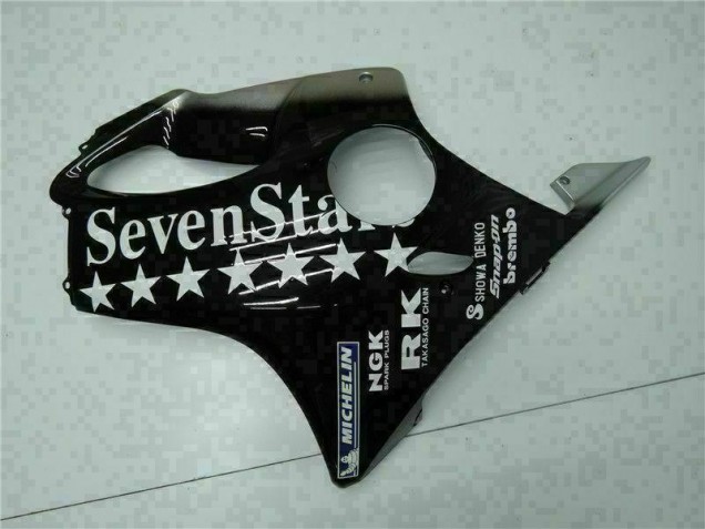 Carenado Moto CBR 600 F4i 2001-2003 - Negro Blanco SevenStarss Carenado Moto CBR 600 F4i 2001-2003 - Negro Blanco SevenStarss