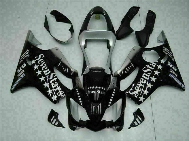Carenado Moto CBR 600 F4i 2001-2003 - Negro Blanco SevenStarss Carenado Moto CBR 600 F4i 2001-2003 - Negro Blanco SevenStarss