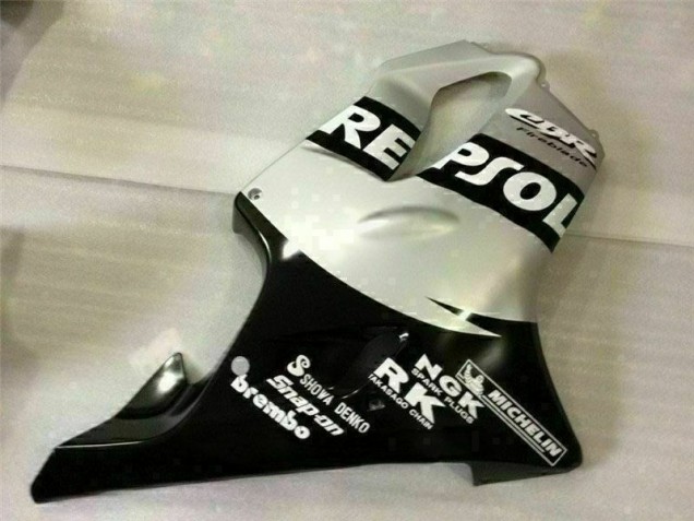 Carenado Moto CBR 600 F4i 2001-2003 - Negro Plata Repsol Carenado Moto CBR 600 F4i 2001-2003 - Negro Plata Repsol