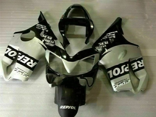 Carenado Moto CBR 600 F4i 2001-2003 - Negro Plata Repsol Carenado Moto CBR 600 F4i 2001-2003 - Negro Plata Repsol