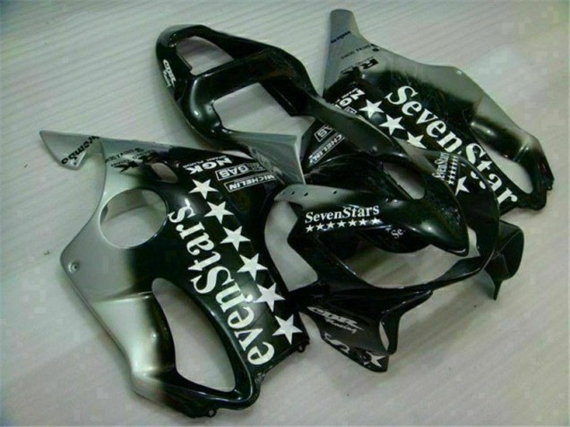 Carenado Moto CBR 600 F4i 2001-2003 - Negro Plata SevenStarss Carenado Moto CBR 600 F4i 2001-2003 - Negro Plata SevenStarss