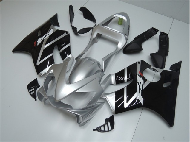 Carenado Moto CBR 600 F4i 2001-2003 - Plata Negro Carenado Moto CBR 600 F4i 2001-2003 - Plata Negro