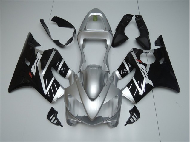 Carenado Moto CBR 600 F4i 2001-2003 - Plata Negro Carenado Moto CBR 600 F4i 2001-2003 - Plata Negro