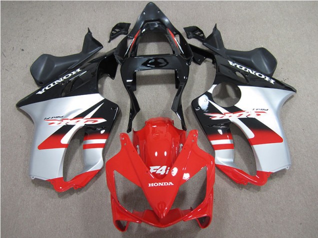 Carenado Moto CBR 600 F4i 2001-2003 - Rojo Blanco Negro Carenado Moto CBR 600 F4i 2001-2003 - Rojo Blanco Negro
