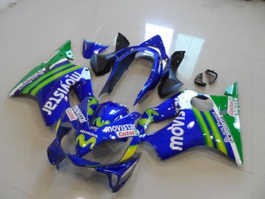 Carenado Moto CBR 600 F4i 2004-2007 - Azul Movistar Castrol