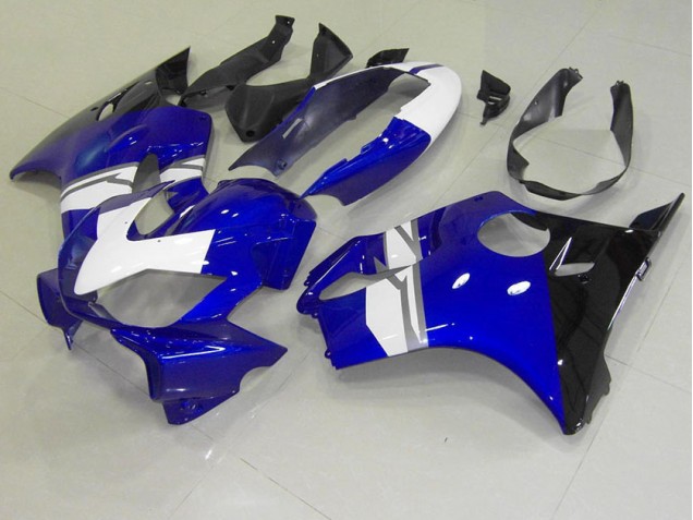 Carenado Moto CBR 600 F4i 2004-2007 - Blanco Azul Negro Carenado Moto CBR 600 F4i 2004-2007 - Blanco Azul Negro