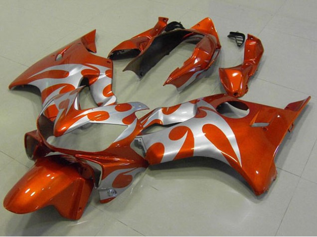 Carenado Moto CBR 600 F4i 2004-2007 - Naranja Plata Carenado Moto CBR 600 F4i 2004-2007 - Naranja Plata