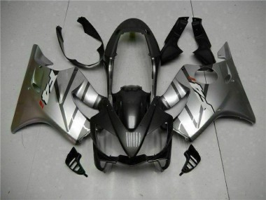 Carenado Moto CBR 600 F4i 2004-2007 - Plata Negro