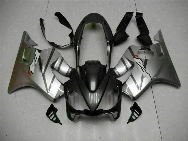 Carenado Moto CBR 600 F4i 2004-2007 - Plata Negro Carenado Moto CBR 600 F4i 2004-2007 - Plata Negro