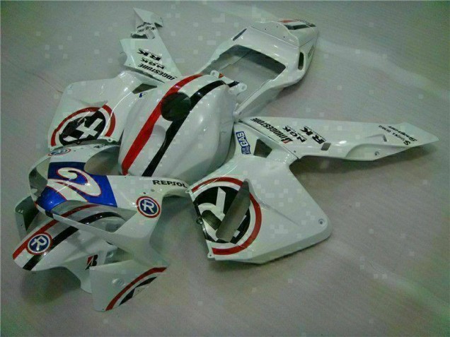 Carenado Moto CBR 600 RR 2003-2004 - Blanco Azul R 2 Carenado Moto CBR 600 RR 2003-2004 - Blanco Azul R 2