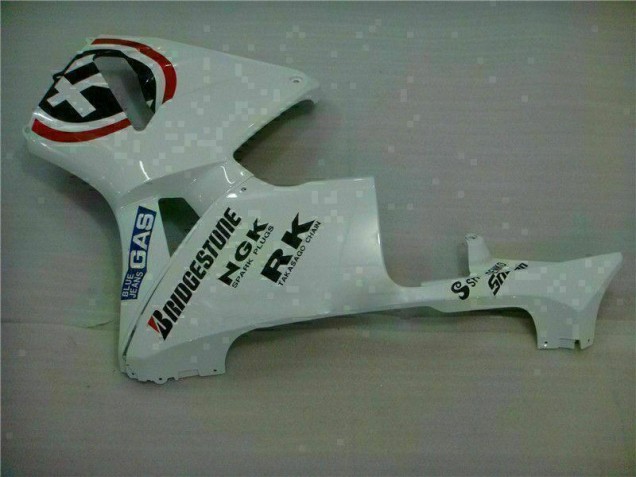 Carenado Moto CBR 600 RR 2003-2004 - Blanco Azul R 2 Carenado Moto CBR 600 RR 2003-2004 - Blanco Azul R 2