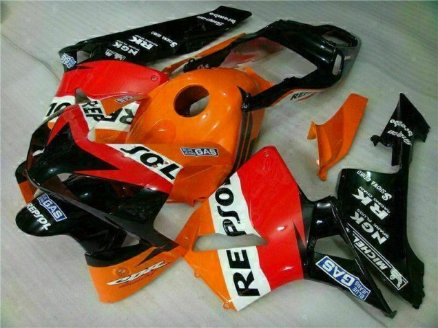 Carenado Moto CBR 600 RR 2003-2004 - Naranja Repsol
