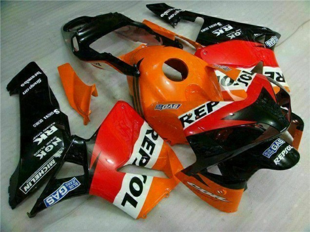 Carenado Moto CBR 600 RR 2003-2004 - Naranja Repsol