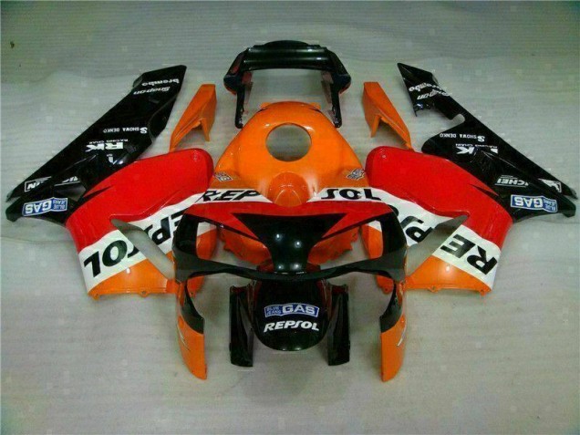 Carenado Moto CBR 600 RR 2003-2004 - Naranja Repsol