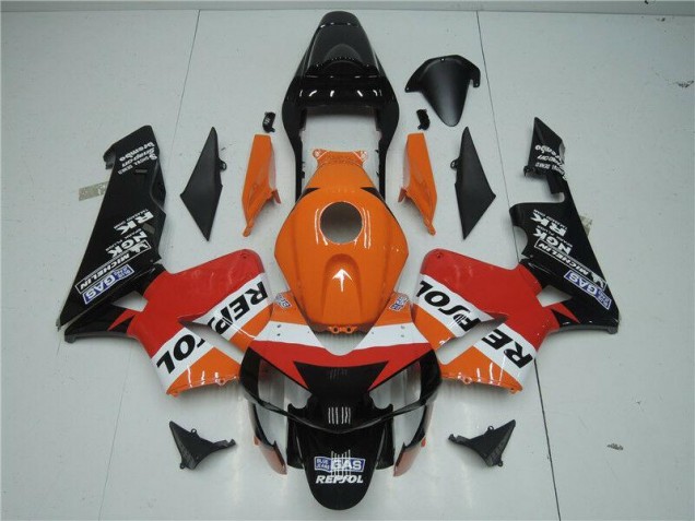 Carenado Moto CBR 600 RR 2003-2004 - Naranja Rojo Negro Repsol Carenado Moto CBR 600 RR 2003-2004 - Naranja Rojo Negro Repsol