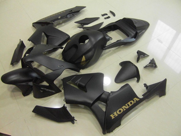 Carenado Moto CBR 600 RR 2003-2004 - Negro Mate Oro Carenado Moto CBR 600 RR 2003-2004 - Negro Mate Oro