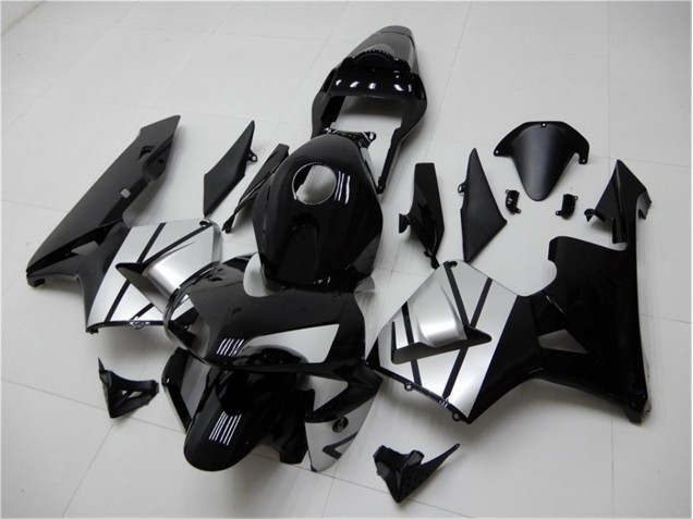 Carenado Moto CBR 600 RR 2003-2004 - Negro Plata Carenado Moto CBR 600 RR 2003-2004 - Negro Plata
