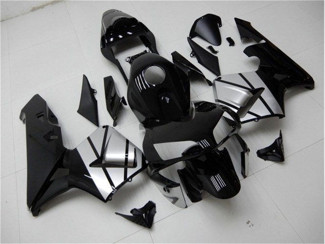 Carenado Moto CBR 600 RR 2003-2004 - Negro Plata Carenado Moto CBR 600 RR 2003-2004 - Negro Plata