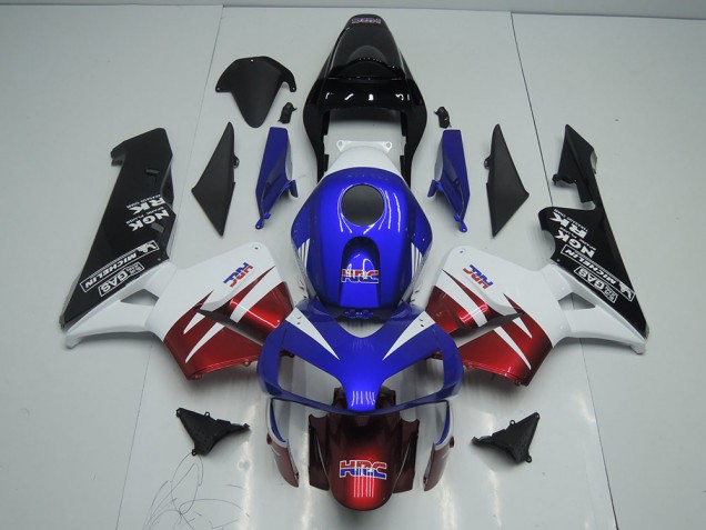Carenado Moto CBR 600 RR 2003-2004 - Oscuro Rojo Azul Carenado Moto CBR 600 RR 2003-2004 - Oscuro Rojo Azul