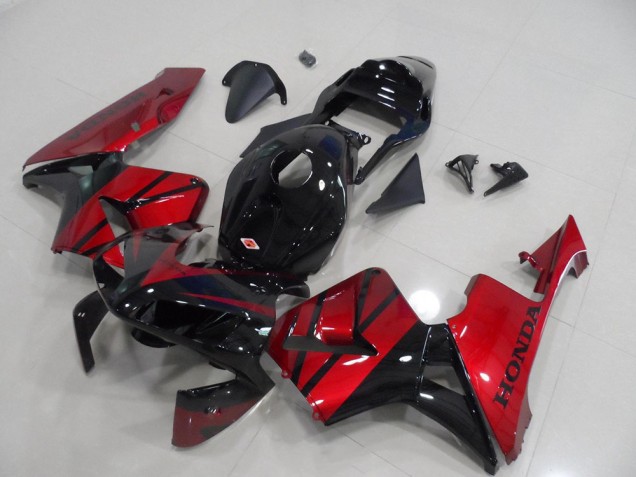 Carenado Moto CBR 600 RR 2003-2004 - Rojo caramelo Negro Carenado Moto CBR 600 RR 2003-2004 - Rojo caramelo Negro