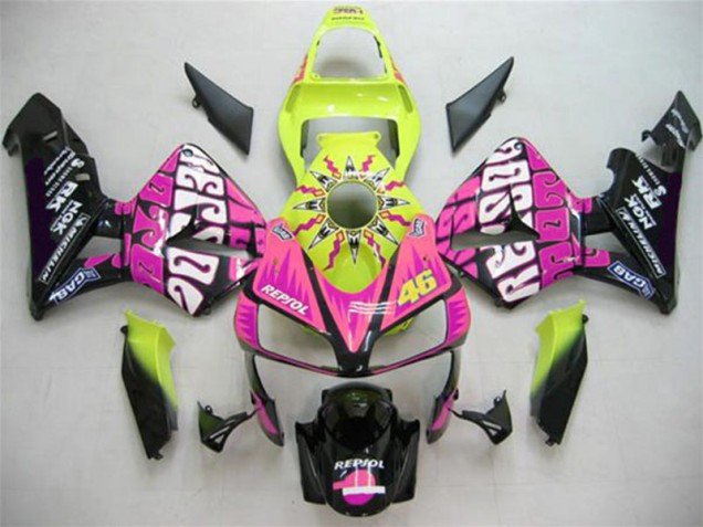 Carenado Moto CBR 600 RR 2003-2004 - Valentino Rossi Carenado Moto CBR 600 RR 2003-2004 - Valentino Rossi