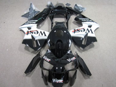 Carenado Moto CBR 600 RR 2003-2004 - West Blanco Negro