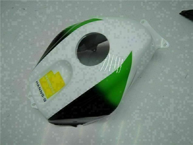 Carenado Moto CBR 600 RR 2005-2006 - Blanco Amarillo Verde 52 Carenado Moto CBR 600 RR 2005-2006 - Blanco Amarillo Verde 52