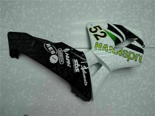 Carenado Moto CBR 600 RR 2005-2006 - Blanco Amarillo Verde 52 Carenado Moto CBR 600 RR 2005-2006 - Blanco Amarillo Verde 52
