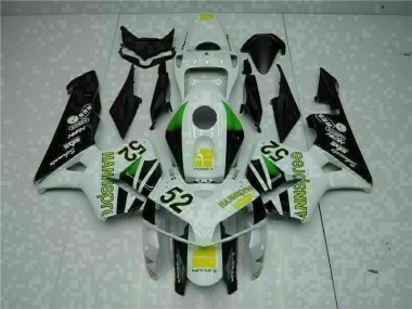 Carenado Moto CBR 600 RR 2005-2006 - Blanco Amarillo Verde 52