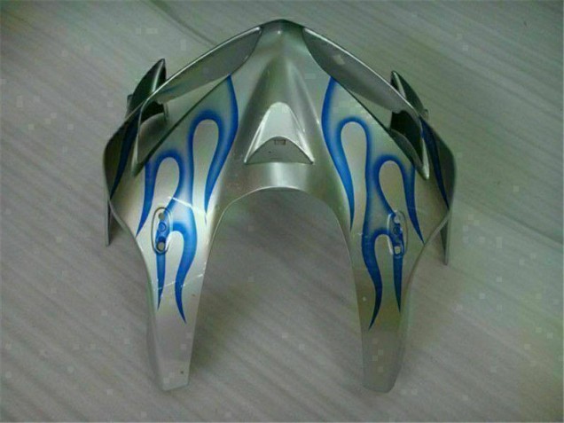 Carenado Moto CBR 600 RR 2005-2006 - Blanco Azul Llama Carenado Moto CBR 600 RR 2005-2006 - Blanco Azul Llama