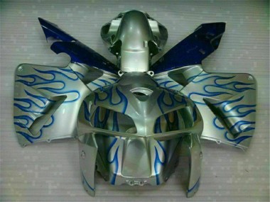 Carenado Moto CBR 600 RR 2005-2006 - Blanco Azul Llama