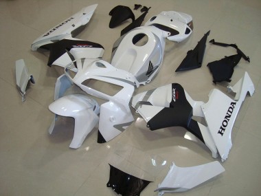 Carenado Moto CBR 600 RR 2005-2006 - Blanco Perla Negro Mate