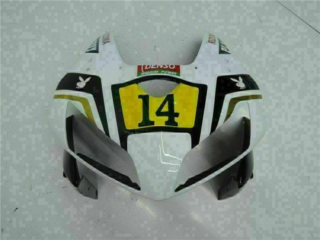 Carenado Moto CBR 600 RR 2005-2006 - Blanco Playboy 14 Carenado Moto CBR 600 RR 2005-2006 - Blanco Playboy 14