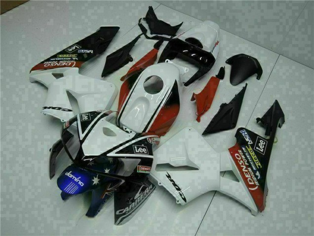 Carenado Moto CBR 600 RR 2005-2006 - Blanco Rojo Negro Lee Carenado Moto CBR 600 RR 2005-2006 - Blanco Rojo Negro Lee