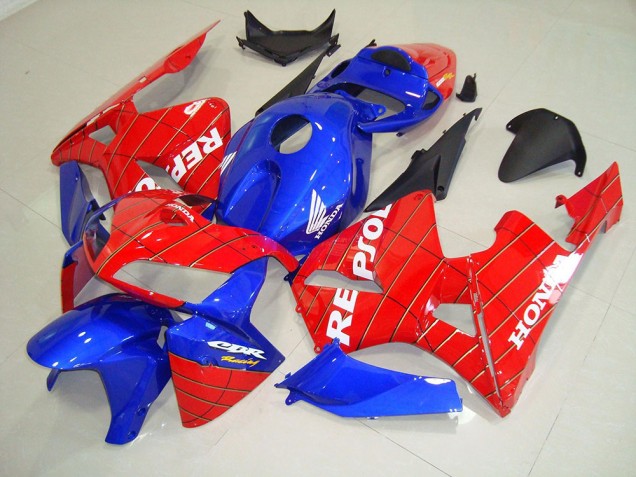 Carenado Moto CBR 600 RR 2005-2006 - Hombre Araña Repsol Carenado Moto CBR 600 RR 2005-2006 - Hombre Araña Repsol