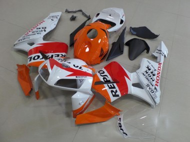 Carenado Moto CBR 600 RR 2005-2006 - Naranja Blanco Repsol