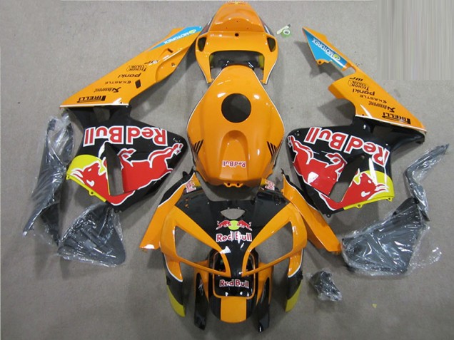 Carenado Moto CBR 600 RR 2005-2006 - Naranja Negro Red Bull Carenado Moto CBR 600 RR 2005-2006 - Naranja Negro Red Bull