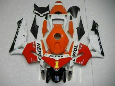 Carenado Moto CBR 600 RR 2005-2006 - Naranja Repsol