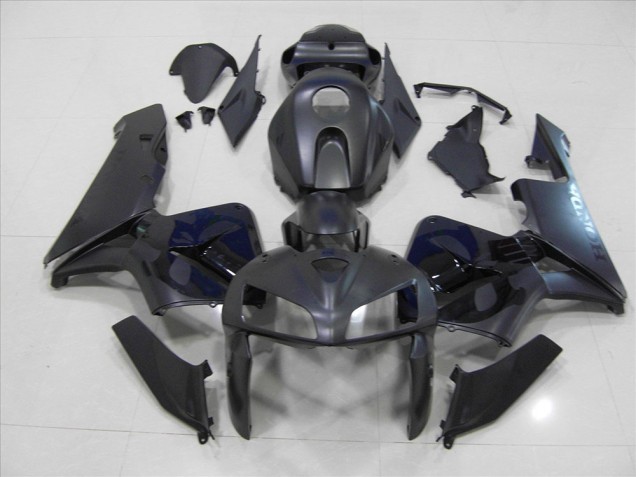 Carenado Moto CBR 600 RR 2005-2006 - Negro Mate Cráneo