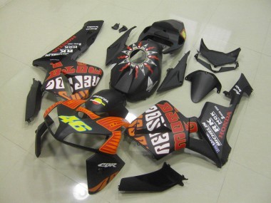 Carenado Moto CBR 600 RR 2005-2006 - Negro Mate Rossi
