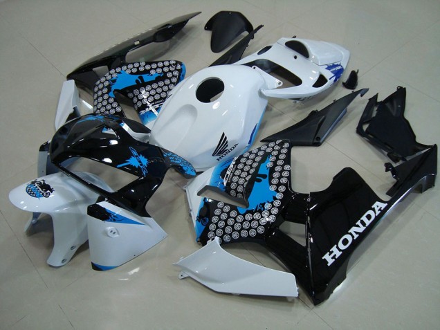 Carenado Moto CBR 600 RR 2005-2006 - Negro Mate con Rojo Pegatinas Carenado Moto CBR 600 RR 2005-2006 - Negro Mate con Rojo Pegatinas