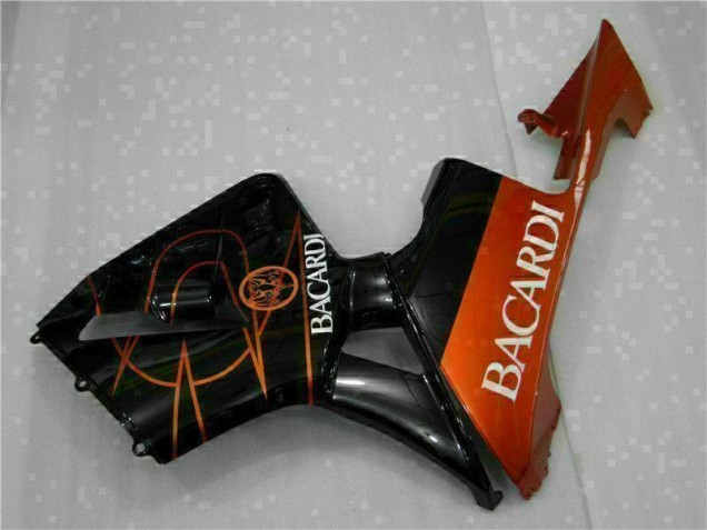 Carenado Moto CBR 600 RR 2005-2006 - Negro Naranja BACARDI Carenado Moto CBR 600 RR 2005-2006 - Negro Naranja BACARDI