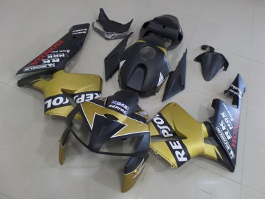Carenado Moto CBR 600 RR 2005-2006 - Negro Oro Repsol