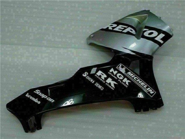 Carenado Moto CBR 600 RR 2005-2006 - Negro Plata Repsol Carenado Moto CBR 600 RR 2005-2006 - Negro Plata Repsol