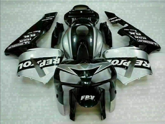 Carenado Moto CBR 600 RR 2005-2006 - Negro Plata Repsol Carenado Moto CBR 600 RR 2005-2006 - Negro Plata Repsol