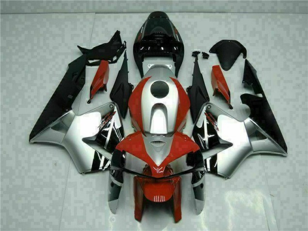Carenado Moto CBR 600 RR 2005-2006 - Negro Plata Rojo Carenado Moto CBR 600 RR 2005-2006 - Negro Plata Rojo