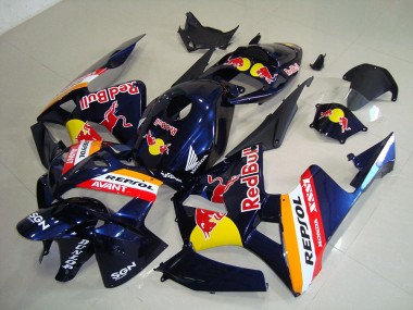 Carenado Moto CBR 600 RR 2005-2006 - Oscuro Azul Red Bull Repsol