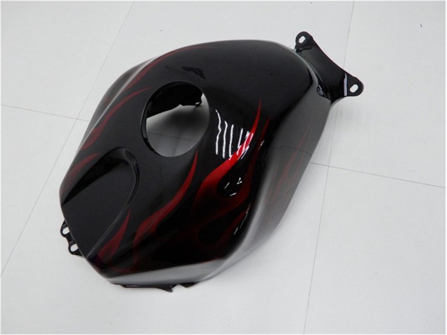 Carenado Moto CBR 600 RR 2005-2006 - Rojo Llama Negro Carenado Moto CBR 600 RR 2005-2006 - Rojo Llama Negro