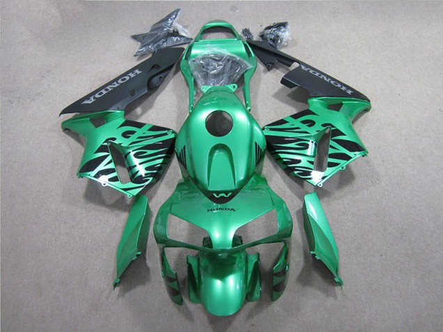 Carenado Moto CBR 600 RR 2005-2006 - Verde Negro Carenado Moto CBR 600 RR 2005-2006 - Verde Negro