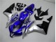 Carenado Moto CBR 600 RR 2007-2008 - Azul Plata Negro Carenado Moto CBR 600 RR 2007-2008 - Azul Plata Negro